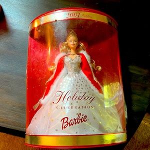 2001 holiday celebration Barbie collector's edition